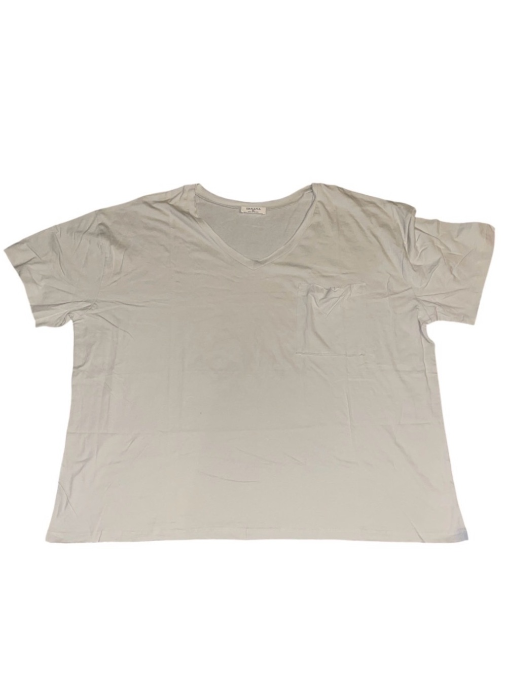 Zenana Front Pocket Boyfriend Tee.